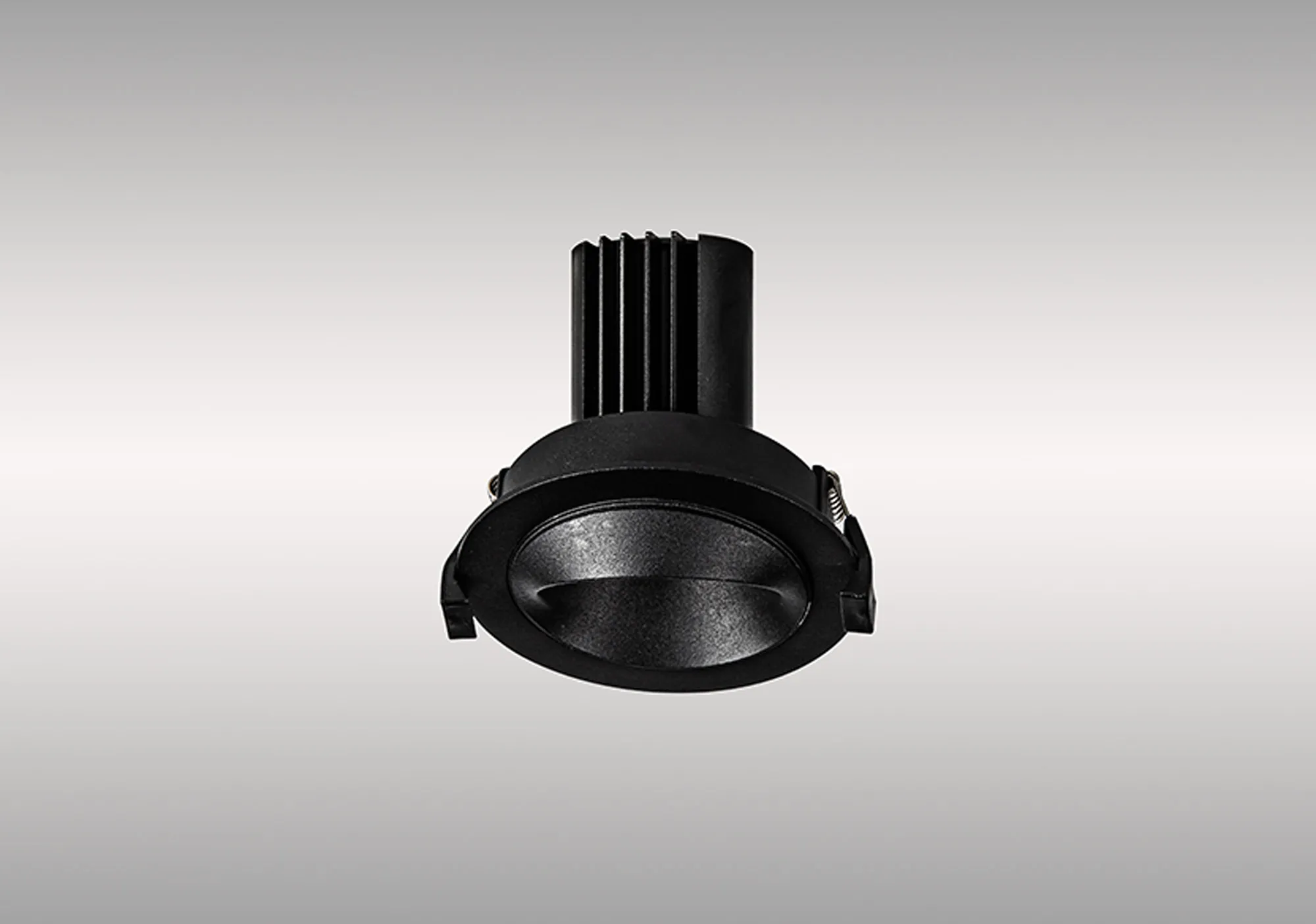 Bonia 12 Powered by Tridonic 12W 1200lm 2700K 36° LED Engine,350mA Black/Black 27° Angled Round Downlight , DRIVER NOT INC. 5yrs Warranty DM202467  Dlux Bonia 12